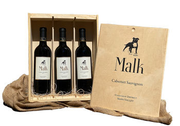 Custom Engraved Three Bottle Box